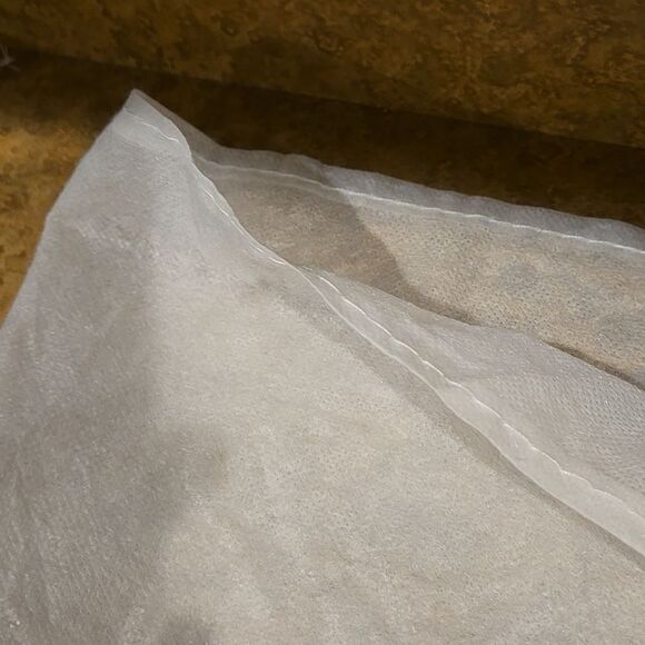 Coach White solid black letter Dust Bag storage purse cover 13.5" by 22" long - Picture 4 of 13